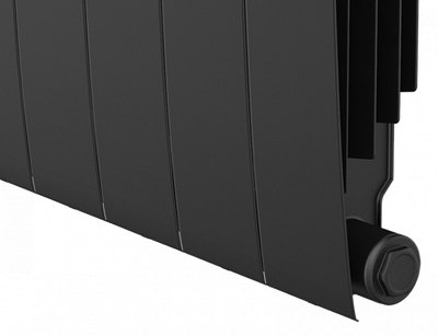 Биметаллический радиатор Royal Thermo Biliner 500 VD 10 секц. Noir Sable