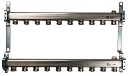 Коллектор для радиаторной разводки STOUT SMS 0923 000010