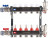 Для отопления Rommer 1&quot;/3/4&quot;x5 с расходомерами (RMS-1210-000005)