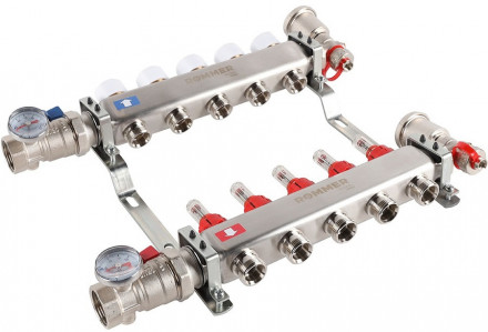 Для отопления Rommer 1&quot;/3/4&quot;x5 с расходомерами (RMS-1210-000005)