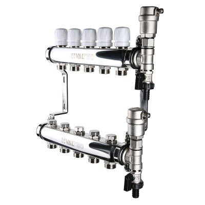 Коллекторный блок Valtec 1&quot;, 3 x 3/4&quot; VTc.588.EMNX.0603