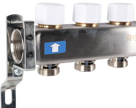Для отопления Rommer 1&quot;/3/4&quot;x6 с запорными клапанами (RMS-3200-000006)