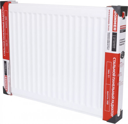 Стальной панельный радиатор Тип 11 Rommer Compact 11/400/400 боковое подключение