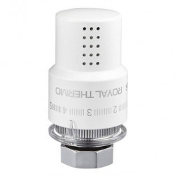 Термоголовка жидкостная Royal Thermo DESIGN М30х1,5 белый (корпус пластик)