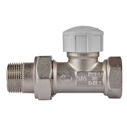 Набор термостатический Royal Thermo прямой М30х1,5 3/4&quot; (никель)