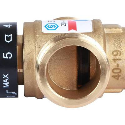 Смесительный клапан STOUT 1 НР 20-43°С KV 1,6 м3/ч