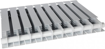 Биметаллический радиатор STOUT ALPHA BM 500 10 секций (SRB-2310-050010)