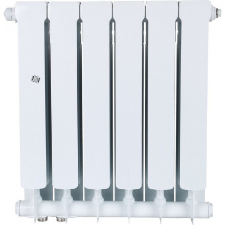 Биметаллический радиатор STOUT SPACE 500 нижнее 6 секций (SRB-0320-050006)