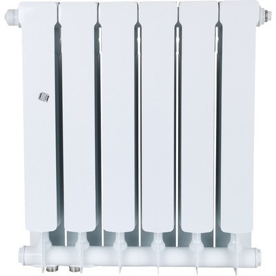 Биметаллический радиатор STOUT SPACE 500 нижнее 6 секций (SRB-0320-050006)