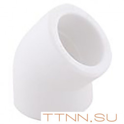 Угольник РосТурПласт PN25 45° внутр/внутр 50 арт.10828