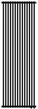 Стальной трубчатый радиатор 2-колончатый Royal Thermo Shift R22 VC2180 - 14 секц. RAL9005m, нижнее 1/2