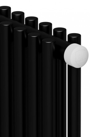 Стальной трубчатый радиатор 2-колончатый Royal Thermo Shift R22 VC2180 - 14 секц. RAL9005m, нижнее 1/2