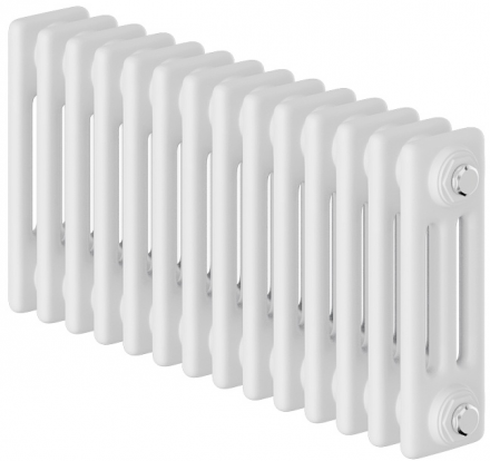 Стальной трубчатый радиатор 3-колончатый Royal Thermo Insignia C3030 - 14 секц. RAL9016, боковое 1/2