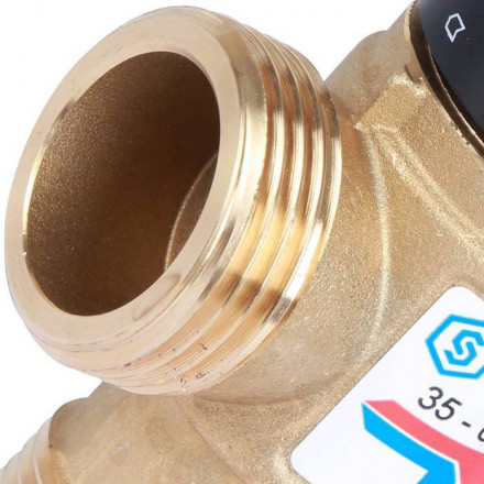 Смесительный клапан STOUT 1 НР 35-60°С KV 1,6 м3/ч