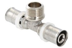 Фитинг пресс тройник VALTEC VTm.233.N.320532 32x3/4&quot;x32