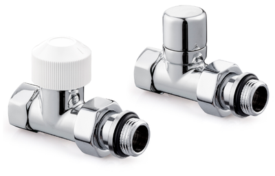 Набор термостатический Royal Thermo DESIGN угловой М30х1,5 1/2&quot; (Хром полированный)
