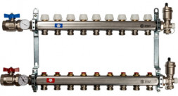 Коллектор с запорными клапанами STOUT SMS 0912 000009