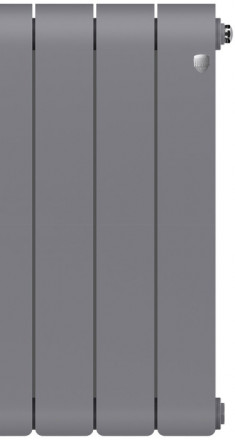 Биметаллический радиатор Royal Thermo Infinity 500 Silver Satin - 8 секц.