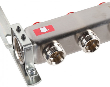 Для отопления Rommer 1&quot;/3/4&quot;x7 с запорными клапанами (RMS-3201-000007)