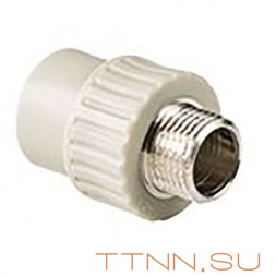 Муфта РосТурПласт PN25 комбинированная, наруж. резьба 32х1&quot; арт.10946