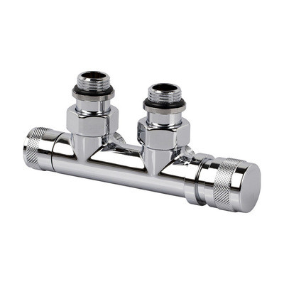 Узел нижнего подключения угловой SR Rubinetterie 1/2х3/4Е хром (правый)