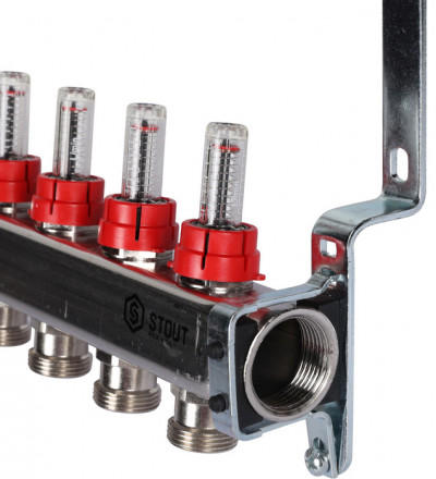 Коллектор с расходомерами STOUT SMS 0917 000013