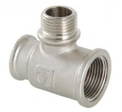 Тройник переходной Valtec 3/4&quot;х1/2&quot;х3/4 VTr.132.RN.050405