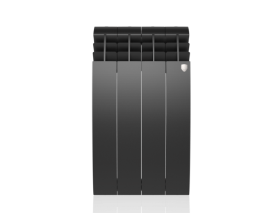 Алюминиевый радиатор Royal Thermo Biliner Alum 500 Noir Sable 4 секц.
