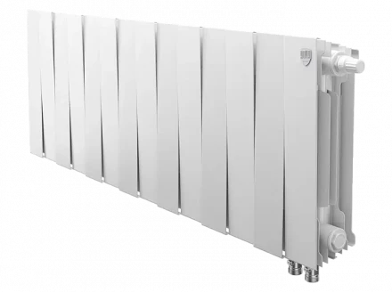 Биметаллический радиатор отопления Royal Thermo PianoForte 300 14 секций Bianco Traffico VDR