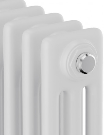 Стальной трубчатый радиатор 3-колончатый Royal Thermo Insignia C3050 - 18 секц. RAL9016, боковое 1/2
