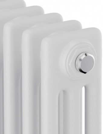 Стальной трубчатый радиатор 3-колончатый Royal Thermo Insignia C3050 - 22 секц. RAL9016, боковое 1/2