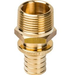 Переходник аксиальный с наружной резьбой STOUT 25х1 SFA-0001-002510