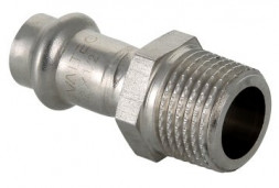 Соединитель из нержавеющей стали с наружной резьбой Valtec 42х1 1/2