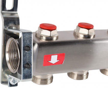 Для отопления Rommer 1&quot;/3/4&quot;x8 с запорными клапанами (RMS-3200-000008)