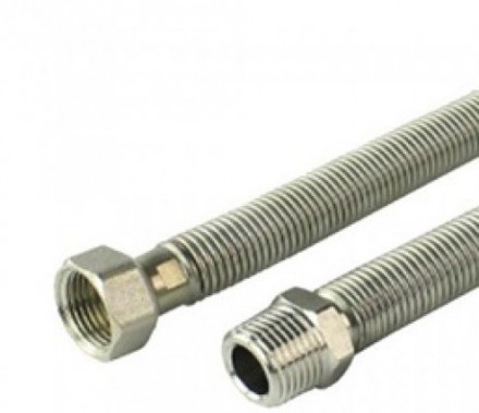 Сильфонная подводка для газа TIM 1/2 1,5 м г/ш