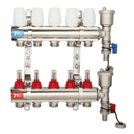 Коллекторная группа с расходомерами Vieir 12 выходов VR112-12A