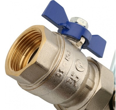 Коллектор регулируемый для теплого пола с расходомерами STOUT SMB 0473 000010