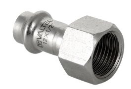 Соединитель из нержавеющей стали с  внутренней резьбой Valtec 42х11/2