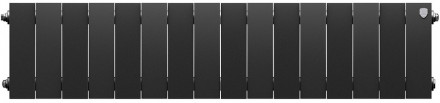 Биметаллический радиатор Royal Thermo PianoForte 200 /Noir Sable - 16 секц.