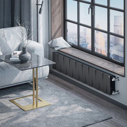 Биметаллический радиатор Royal Thermo PianoForte 200 /Noir Sable - 18 секц.