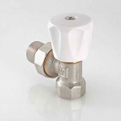 Клапан ручной угловой компактный Valtec 1/2 VT 007.LN