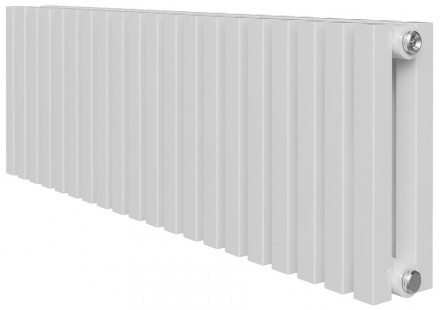 Стальной трубчатый радиатор 2-колончатый Royal Thermo Shift Q30 C2030 - 20 секц. RAL9016, боковое 1/2