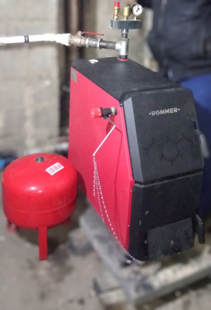 Твердотопливный котел Rommer 31 кВт