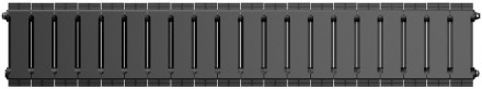 Биметаллический радиатор Royal Thermo PianoForte 200 /Noir Sable - 20 секц.