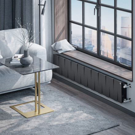 Биметаллический радиатор Royal Thermo PianoForte 200 /Noir Sable - 20 секц.