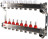 Для отопления Rommer 1&quot;/3/4&quot;x8 с расходомерами (RMS-1201-000008)