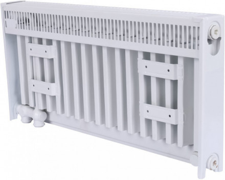 Стальной панельный радиатор Тип 11 Rommer Ventil 11/300/1400 нижнее правое подключение