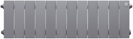 Биметаллический радиатор Royal Thermo PianoForte 200 /Silver Satin - 12 секц.