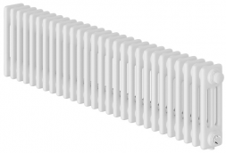 Стальной трубчатый радиатор 3-колончатый Royal Thermo Insignia VC3030 - 28 секц. RAL9016, нижнее 1/2