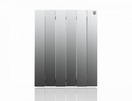 Биметаллический радиатор Royal Thermo Pianoforte 500 VD 6 секц. Silver Satin
